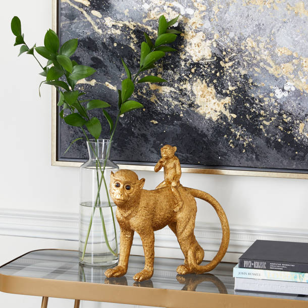 Ronde muursticker - Chimpansee baby - Dunnebier Home